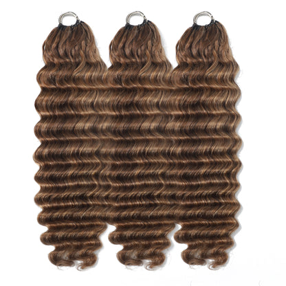 #P4/27 Loose Deep Wave Crochet Extensions