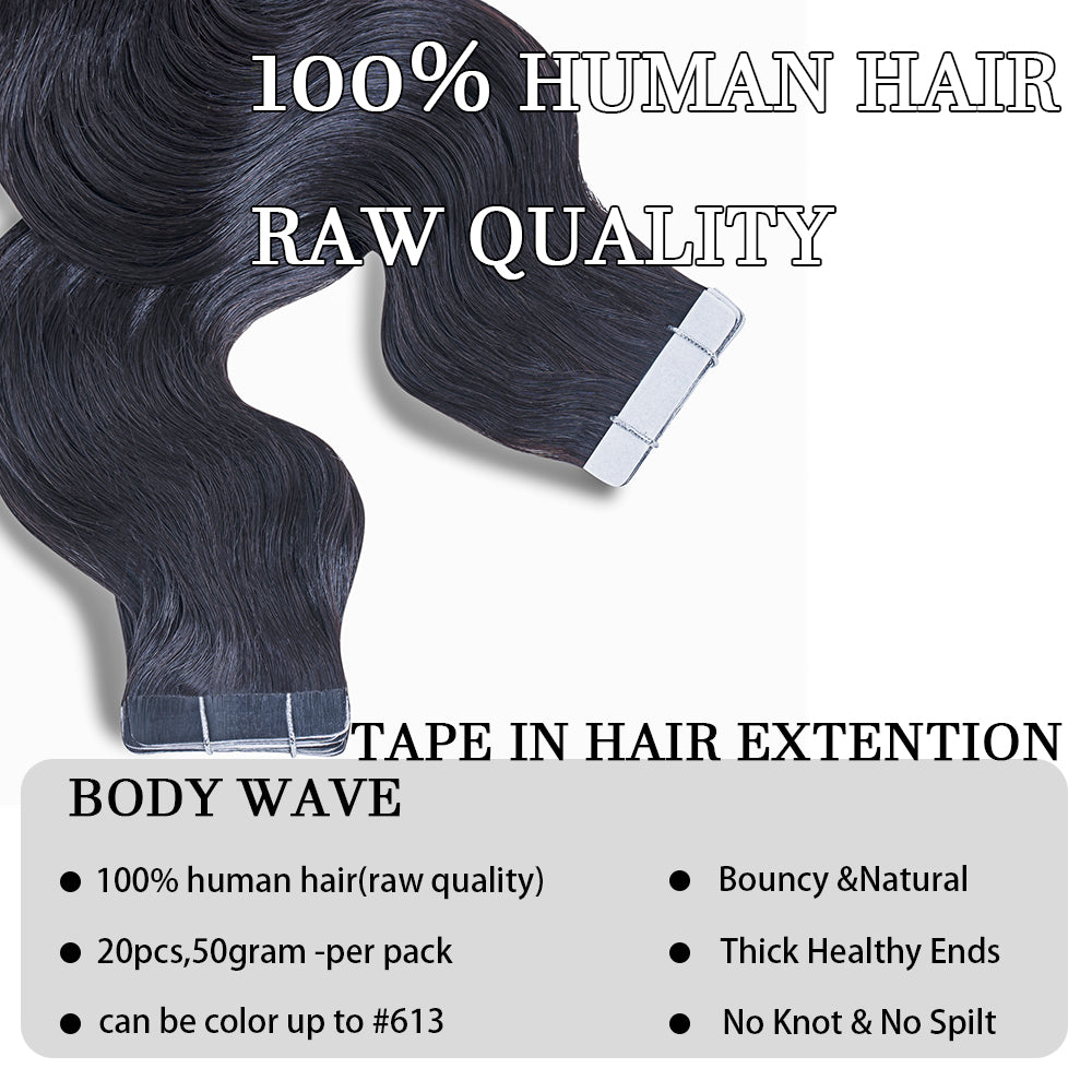 Body Wave Tape In
